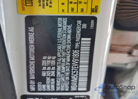 2014 BMW X1 xDrive35I z USA, uszkodzony, nr VIN WBAVM5C57EVV91806